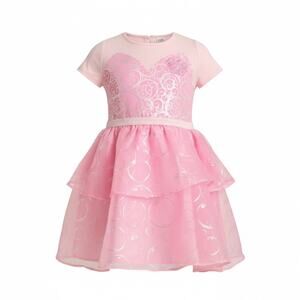 Girls' Wicked Glinda the Good Tulle Character Dress - Pink M